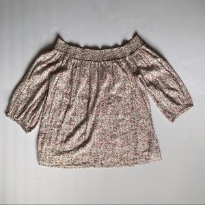 Old Navy Off The Shoulder Floral Top